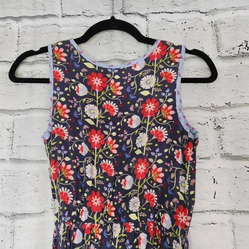 Matilda Jane 435 Floral Sleeveless Fit & Flare Dress Multicolor Size 14 Rayon